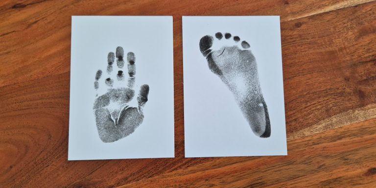 Handabdruck Baby Set inkl. 50 Vorlagen von StolzesGlück